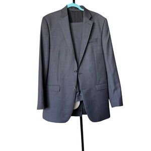 Lauren Ralph Lauren Suit 2 piece Wool Gray Traditional Business Office